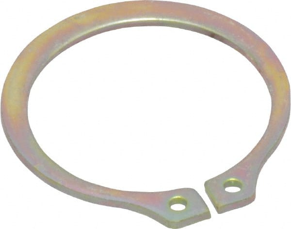 Rotor Clip SH-87ST MCD External Retaining Ring: 0.821" Groove Dia, 7/8" Shaft Dia, 1060-1090 Spring Steel, Cadmium-Plated 