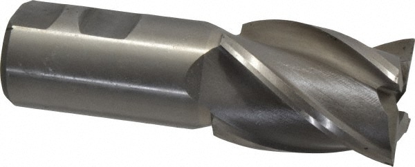 Value Collection 720-3141 Square End Mill: 1-1/2 Dia, 2 LOC, 1-1/4 Shank Dia, 4-1/2 OAL, 4 Flutes, High Speed Steel Image