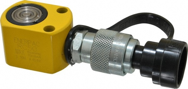 Enerpac RC50 Portable Hydraulic Cylinder: Single Acting, 0.62 cu in Oil Capacity Image