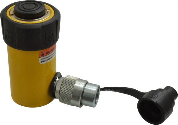 Enerpac RC102 Portable Hydraulic Cylinder: Single Acting, 4.75 cu in Oil Capacity 