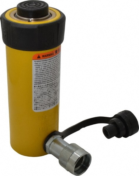 Enerpac RC154 Portable Hydraulic Cylinder: Single Acting, 12.57 cu in Oil Capacity Image