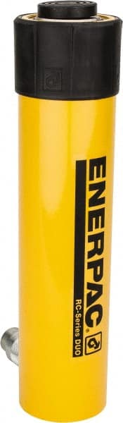 Enerpac RC2510 Portable Hydraulic Cylinder: Single Acting, 52.86 cu in Oil Capacity 