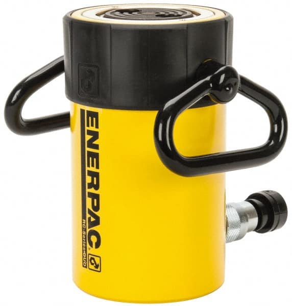 Enerpac RC504 Portable Hydraulic Cylinder: Single Acting, 44.18 cu in Oil Capacity 