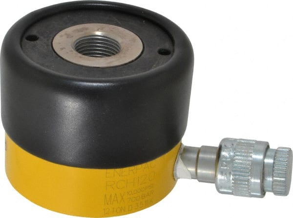 Enerpac RCH120 Portable Hydraulic Cylinder: Single Acting, 0.86 cu in Oil Capacity 