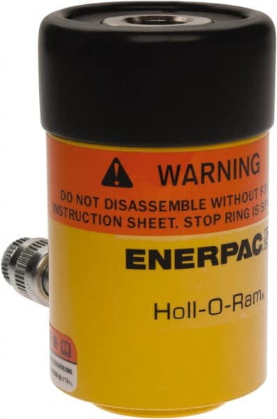 Enerpac RCH121 Portable Hydraulic Cylinder: Single Acting, 4.49 cu in Oil Capacity 