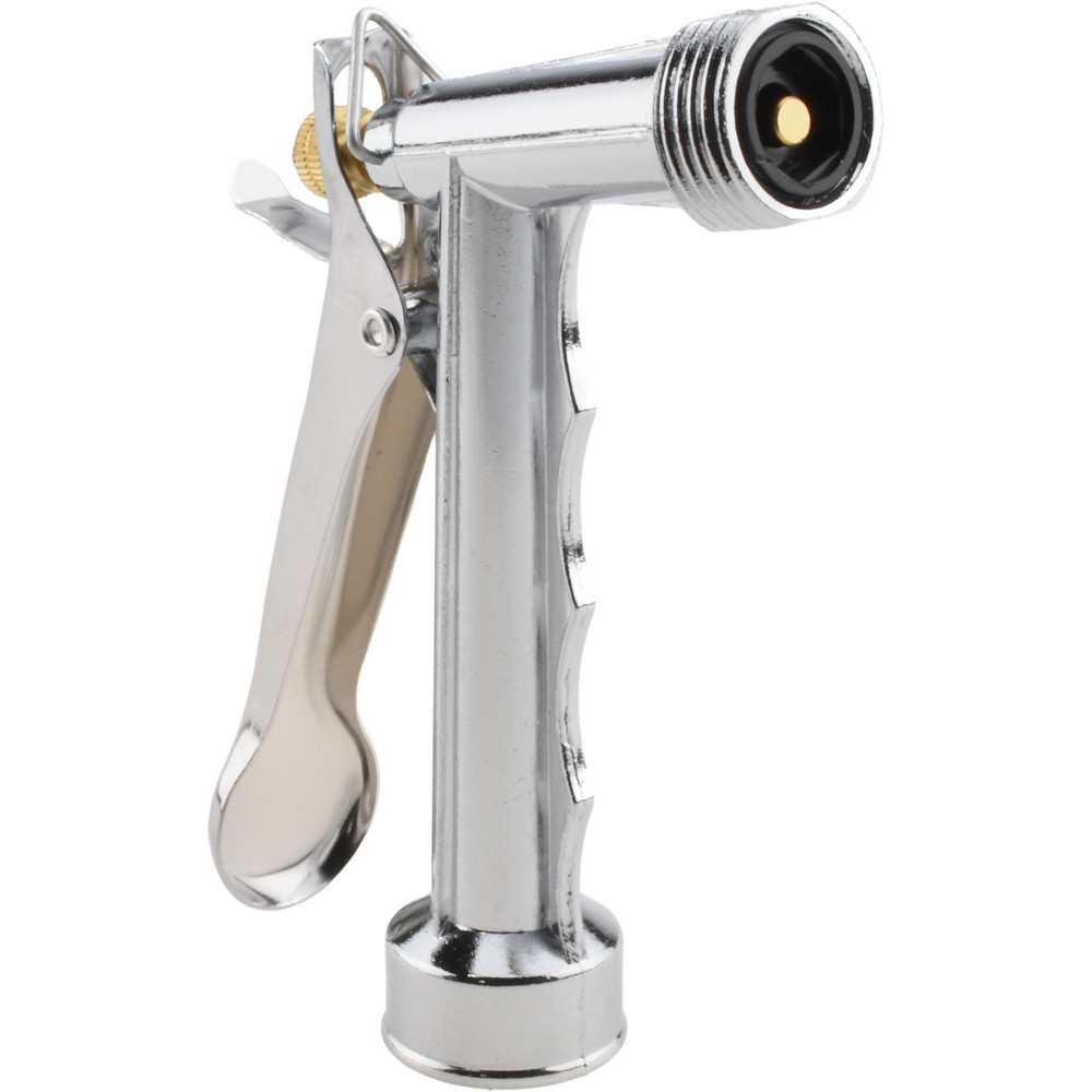 Garden Hose Pistol Nozzle: 3/4", Zinc