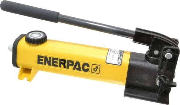 Enerpac P142 Manual Hydraulic Pump: 2 Stage, 0.75" Piston Dia, Glass-Filled Nylon Pump Image