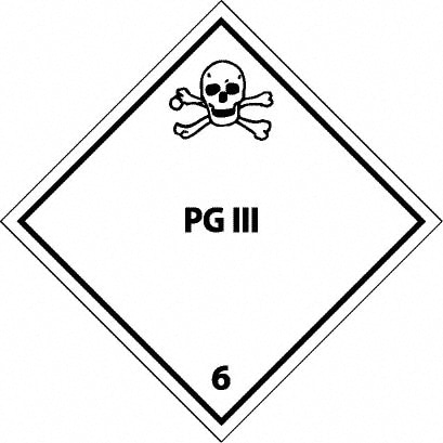 Nmc 25 Qty 1 Pack Pg Iii Shipping Label Msc Industrial Supply