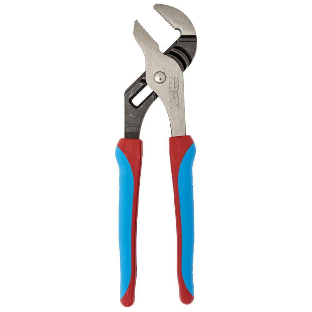 Channellock 430CB Bulk Tongue & Groove Plier: 2 Cutting Capacity, Serrated Jaw