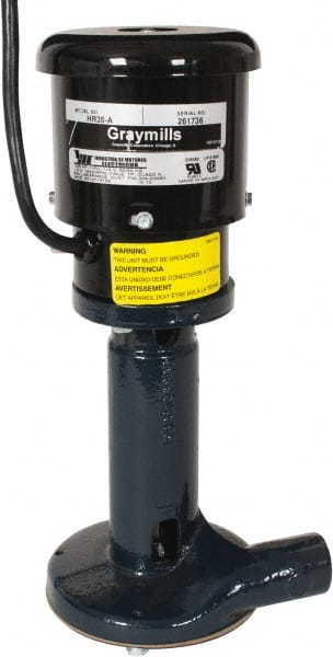 Graymills HR35-A Immersion Pump: 1/25 hp, 115V, 1 Phase, 1,500 RPM 