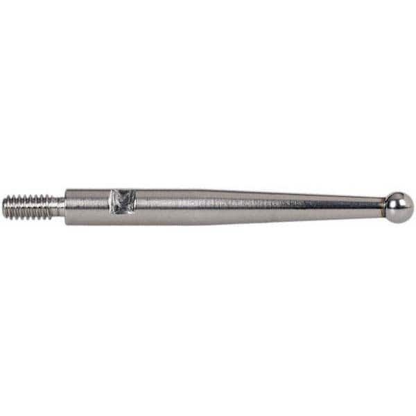 INTERAPID. 74.111489 Test Indicator Ball Contact Point: 0.08" Ball Dia, 13/16" Contact Point Length, Steel 