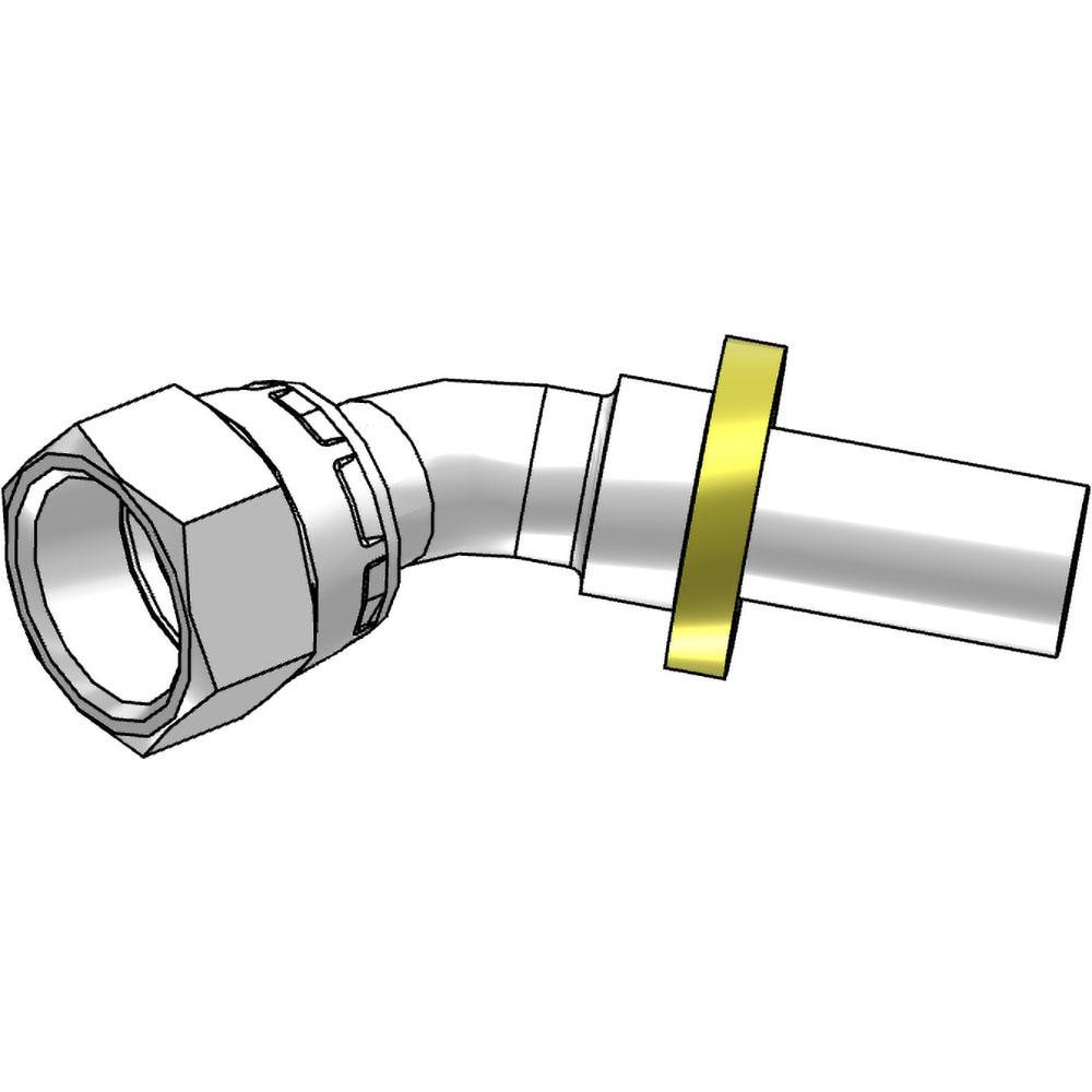 Parker 33782-8-8 Hydraulic Hose Elbow: 0.5" ID, 8 mm, 3/4-16 Image