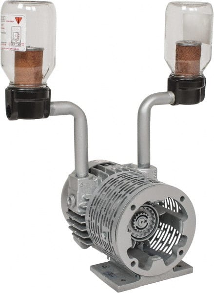 Gast 2567-V103 Rotary Vane Vacuum Pump: Single Phase 