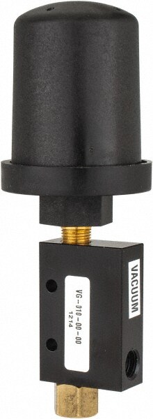 0.95 CFM Open Flow Venturi Single Stage Vacuum Generator