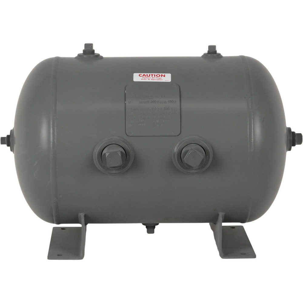13.3 Gal 200 Max psi Compressed Air Tank & Receiver - 1-1/2" Inlet, 23" OAL