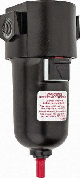 Wilkerson Wsa-04-Fm0 Separator,Condensate,1/2 In Npt,200 Psi 