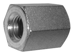 M10x1.50 Metric Coarse, 1-1/2" OAL Stainless Steel Standard Coupling Nut