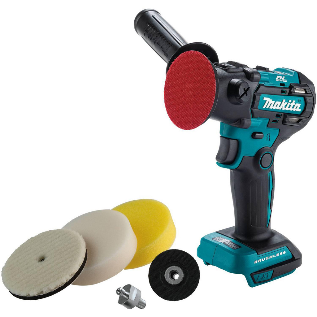 Handheld Machine Buffer Makita - Handheld Buffers & Polishers: No-Load RPM: 9500; Handle Type ...