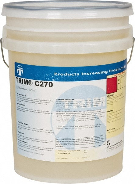 Master Fluid Solutions C270-5G Cutting & Grinding Fluid: 5 gal Pail 