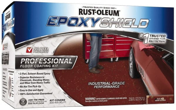 Rust-Oleum 238468 Protective Coating: 2 gal Can, Gloss Finish, Red 