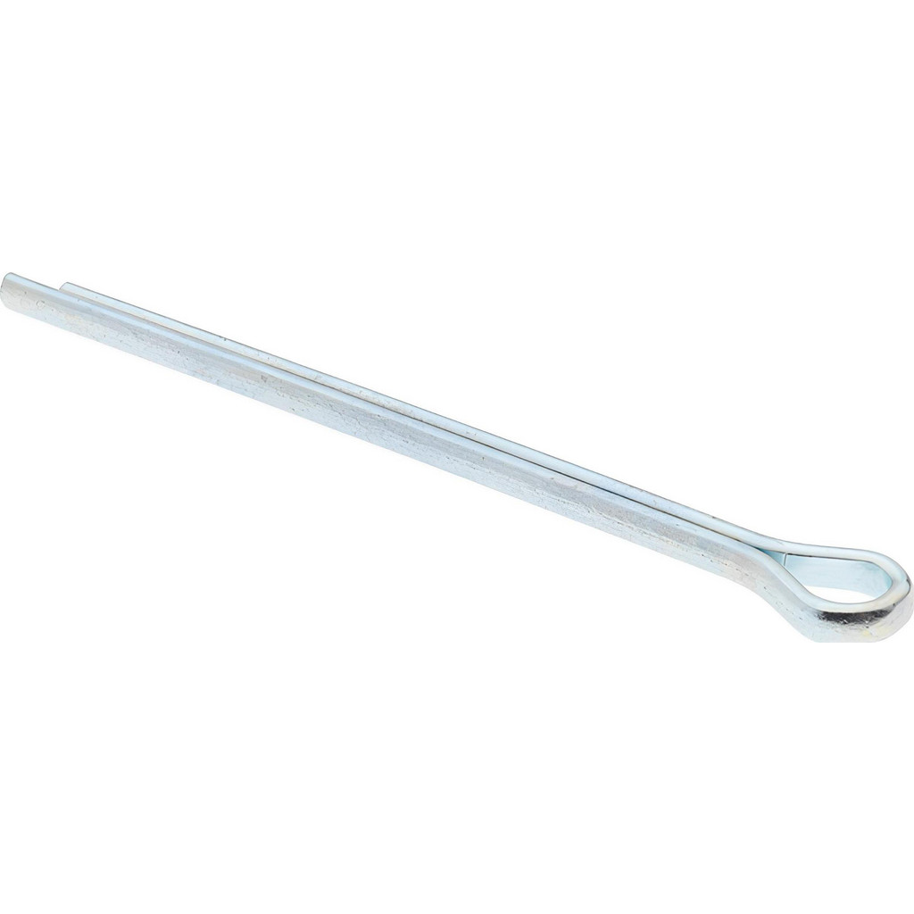 Value Collection 3/32" Dia x 1-1/2" Long Extended Prong Cotter Pin - Grade 2 Steel, Zinc-Plated | 5-Pack
