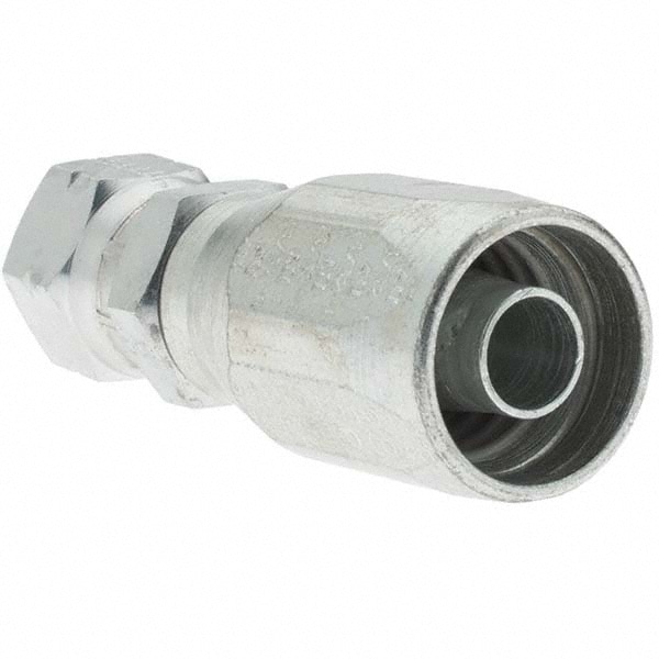 5/8-18 Female SAE, Carbon Steel Reusable Hose Female Swivel Fitting