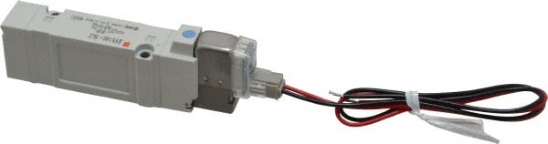 SMC PNEUMATICS SY5140-5LZ 0.7 CV Flow Rate, Single Solenoid Pilot Operated Valve Image