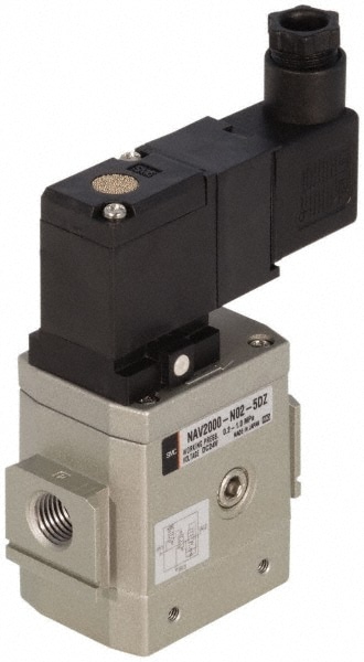 SMC PNEUMATICS NAV2000-N02-3DZ Air Flow Control Valve: Soft Start-Up, NPT Image