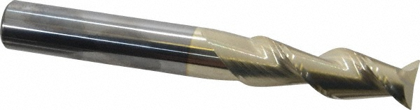 Accupro 25062532C5 Square End Mill: 5/8 Dia, 2 LOC, 5/8 Shank Dia, 5 OAL, 2 Flutes, Solid Carbide Image