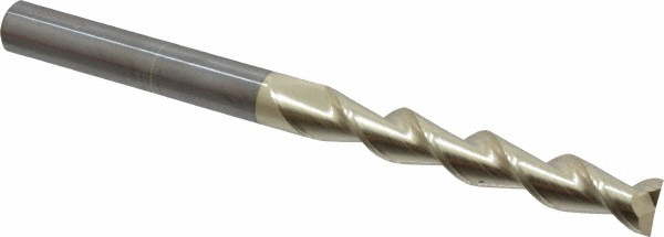 Accupro 25062564C5 Square End Mill: 5/8 Dia, 4 LOC, 5/8 Shank Dia, 8 OAL, 2 Flutes, Solid Carbide Image
