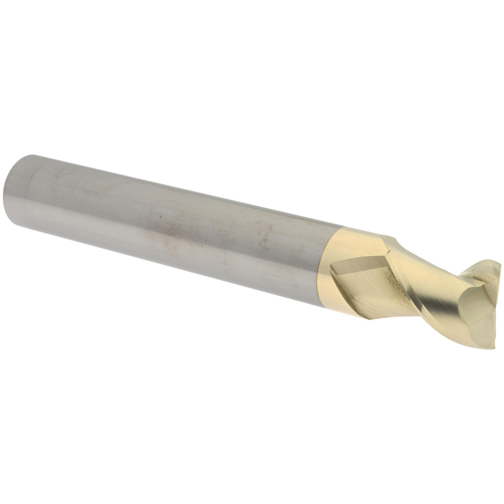 Accupro 25010020NS08C5 Square End Mill: 1 Dia, 1-1/4 LOC, 1 Shank Dia, 7 OAL, 2 Flutes, Solid Carbide Image