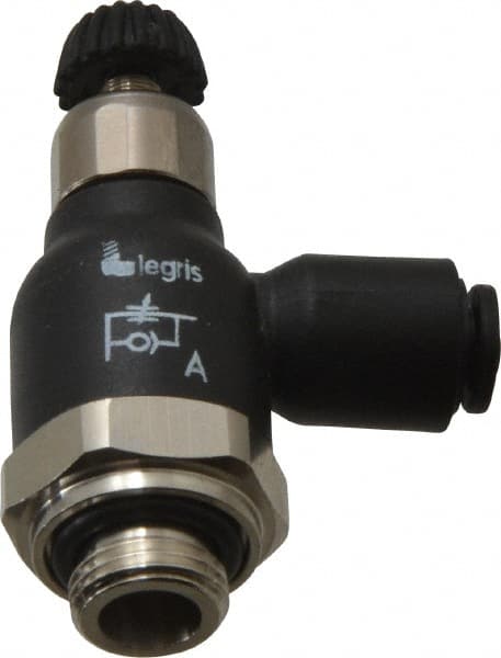 Legris Elbow Flow Restrictor Regulator 4mm push-in 1/8"BSP
