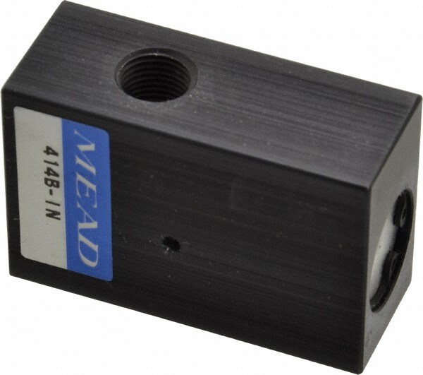 Pneumatic Impulse Relay Air Valve: Impulse Relay Actuator, 3 Position, 1/8" Inlet, NPT Thread