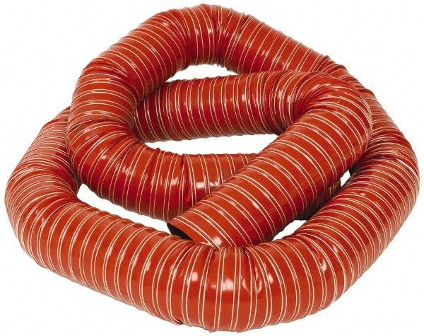 Hi-Tech Duravent 21404000001 Vacuum Duct Hose: Fiberglass, 4" ID, 10 Hg Vac Rating, 26 psi Image