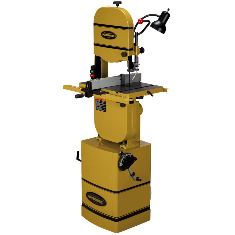 Vertical Bandsaw: Step Pulley Drive, 14" Throat Capacity, 6" Height Capacity