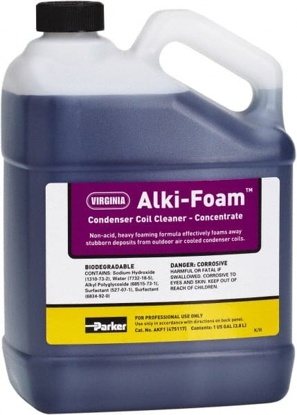 Parker | Alki-Foam Coil Cleaner: Alkaline, 5 Gal - for Removing Bacteria, Bugs, Lint & Scale | Part #AKF5