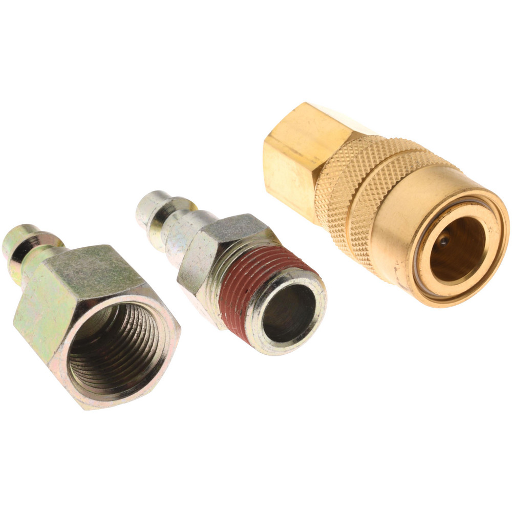 thumbnail image 2 of Air Hose Connectors Kit 8 Pcs 1/4 Coupler Quick Connect 300 2 of 9