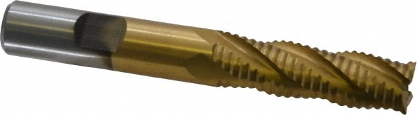 Value Collection 723-6734 Square End Mill: 1/2 Dia, 1-5/8 LOC, 1/2 Shank Dia, 3-5/8 OAL, 4 Flutes, Cobalt Image