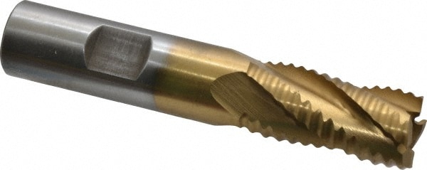 Value Collection 723-6743 Square End Mill: 5/8 Dia, 1-1/4 LOC, 5/8 Shank Dia, 3-3/8 OAL, 4 Flutes, Cobalt Image