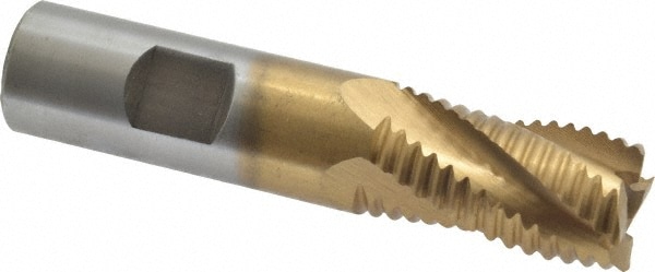 Value Collection 723-6767 Square End Mill: 3/4 Dia, 1-1/4 LOC, 3/4 Shank Dia, 3-1/2 OAL, 4 Flutes, Cobalt Image