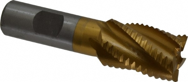 Value Collection 723-6794 Square End Mill: 1 Dia, 1-1/2 LOC, 3/4 Shank Dia, 3-3/4 OAL, 5 Flutes, Cobalt Image