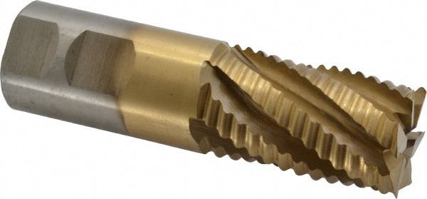 Value Collection 723-6835 Square End Mill: 1-1/4 Dia, 2 LOC, 1-1/4 Shank Dia, 4-1/2 OAL, 6 Flutes, Cobalt Image