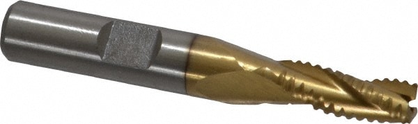 Value Collection 723-6712 Square End Mill: 9/32 Dia, 3/4 LOC, 3/8 Shank Dia, 2-1/2 OAL, 3 Flutes, Cobalt Image