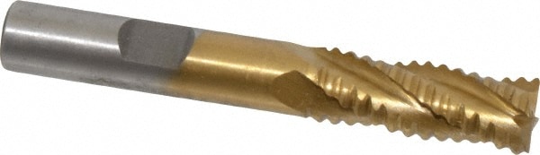 Value Collection 723-6735 Square End Mill: 13/32 Dia, 1 LOC, 3/8 Shank Dia, 2-11/16 OAL, 4 Flutes, Cobalt Image