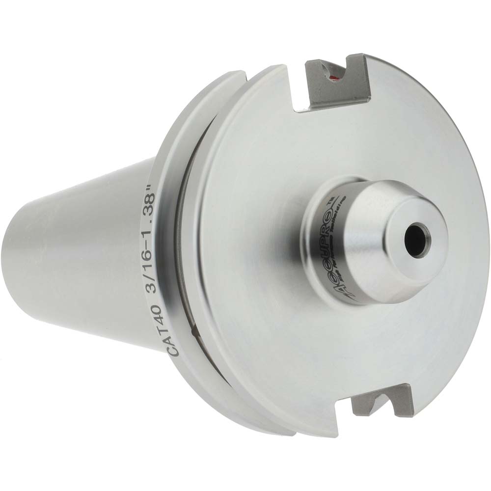 Accupro End Mill Holder CAT40 Taper Shank, 3/16" Hole MSC Direct