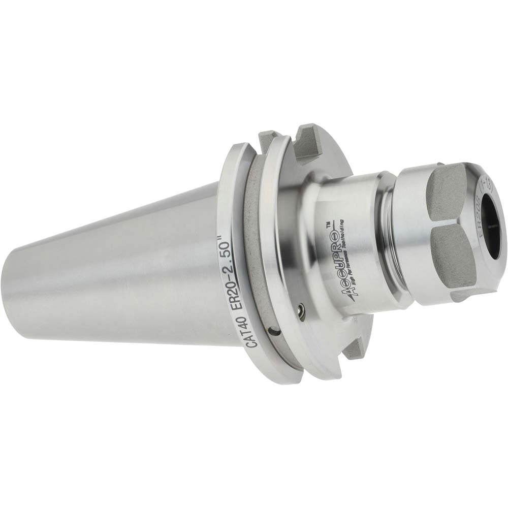 Accupro 775644 Collet Chuck: 0.039 to 0.511" Capacity, ER Collet, Taper Shank Image