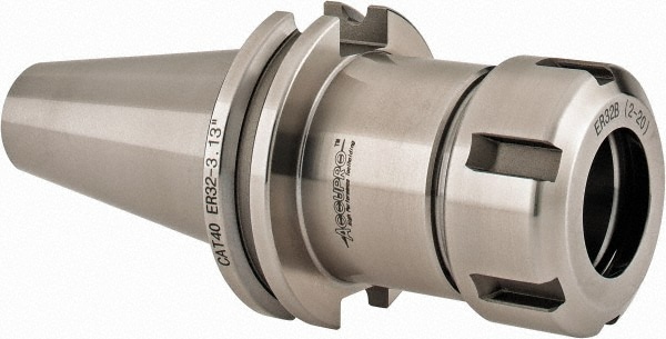 Accupro 775658 Collet Chuck: 0.078 to 0.787" Capacity, ER Collet, Taper Shank Image