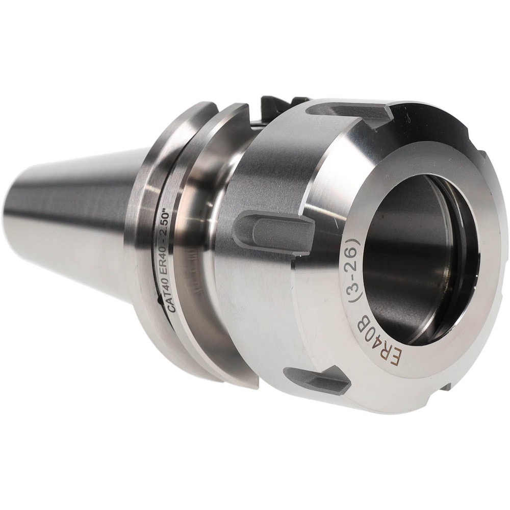 Collet Chuck: 0.118 to 1.023" Capacity, ER Collet, Taper Shank