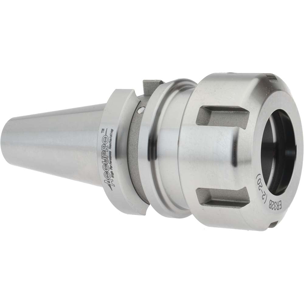 Accupro 775730 Collet Chuck: 0.078 to 0.787" Capacity, ER Collet, Taper Shank Image