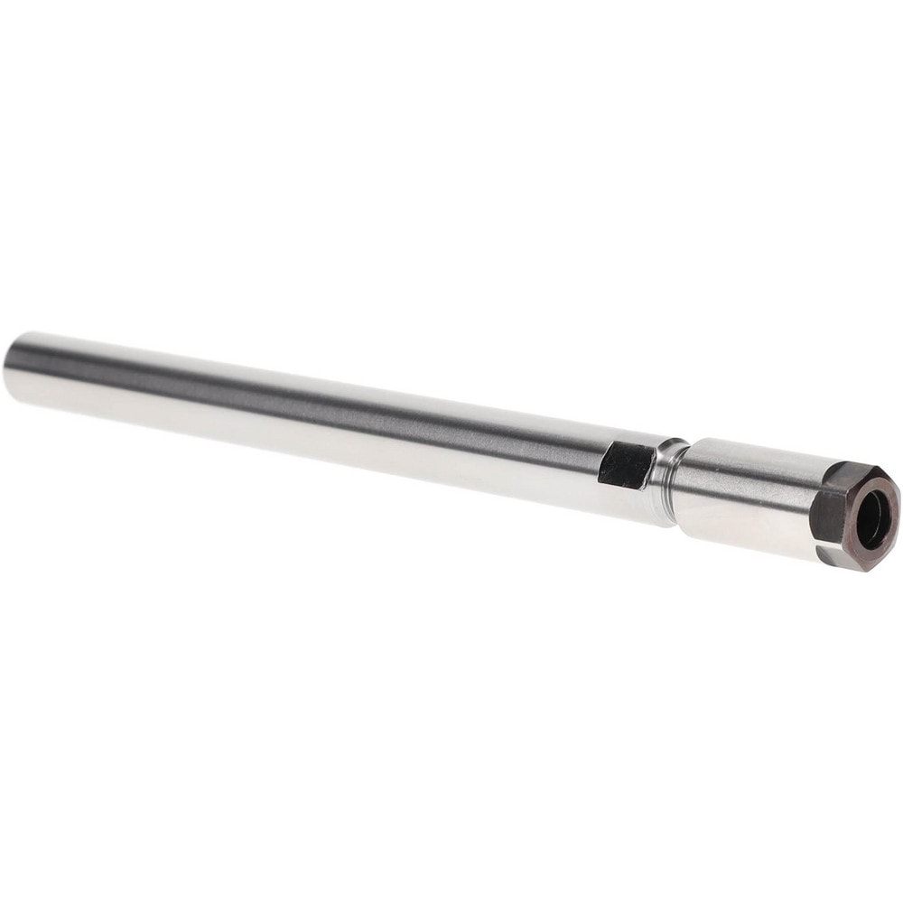 Collet Chuck: 0.25" Capacity, Double Angle Collet, Straight Shank